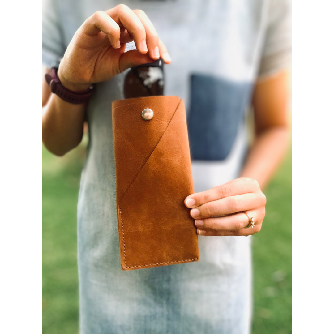 Leather Sunglass Pouch