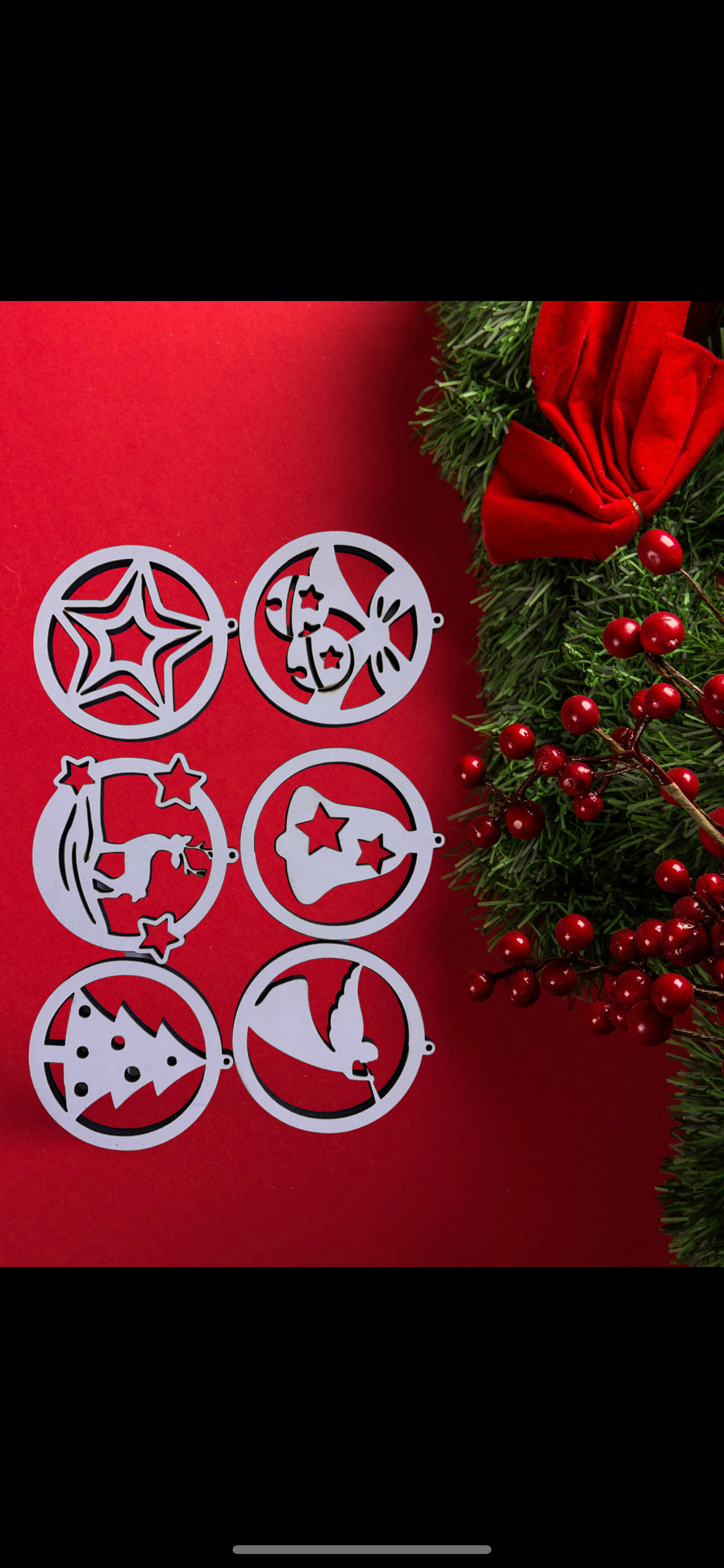 Christmas tree ornament set