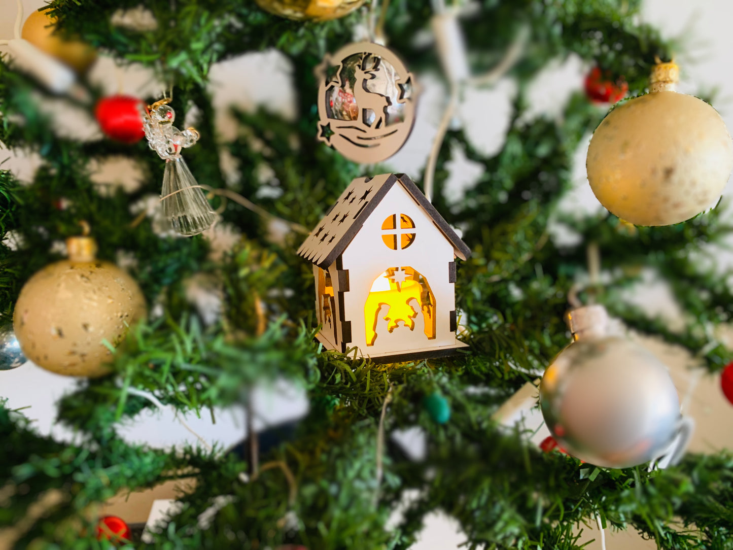 Christmas house ornament