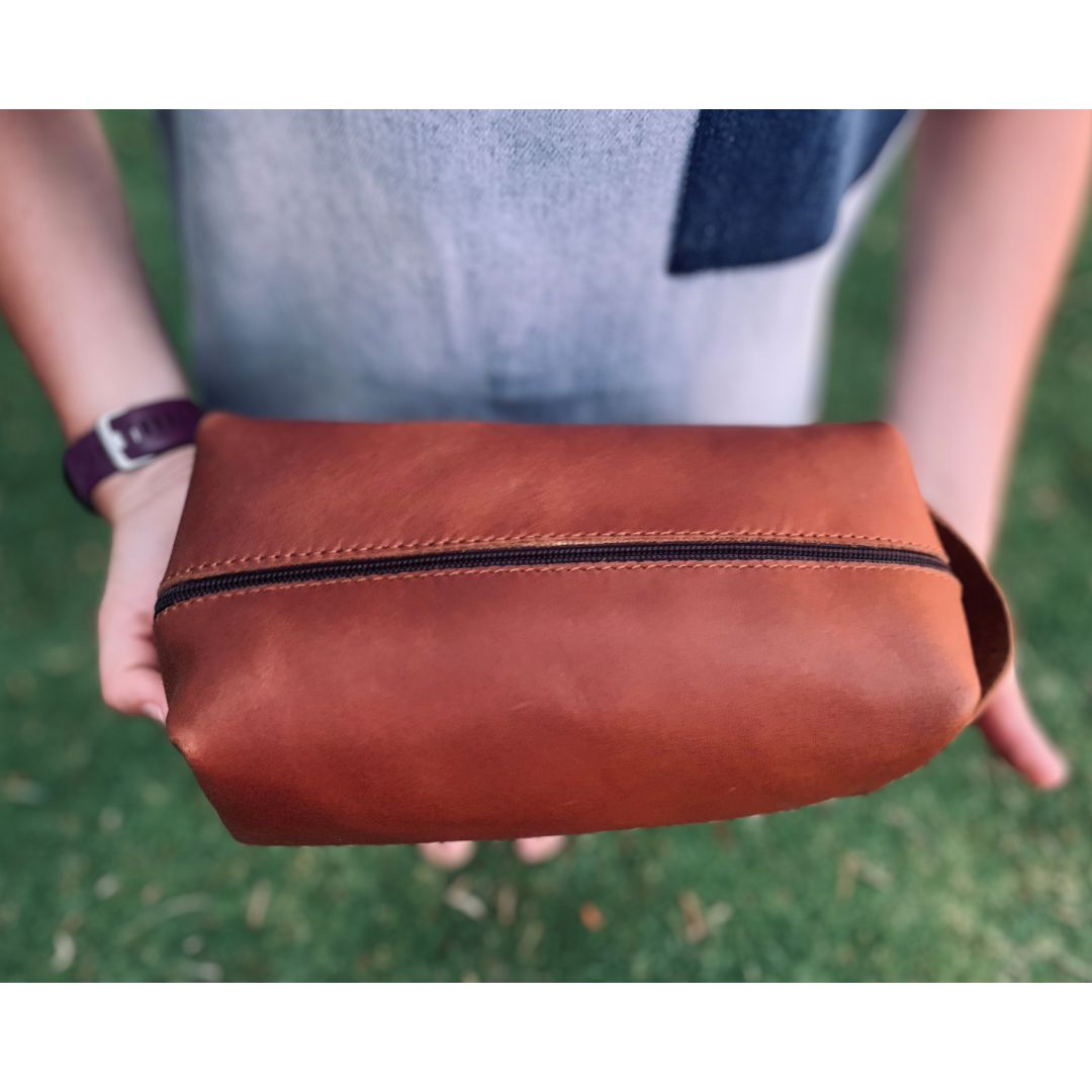 Toiletry Bag – Né Genuine Handmade Leather